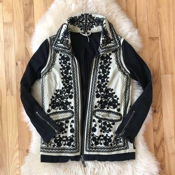 Free People Jackets & Blazers - last chance ✨ RARE free people embroidered parka